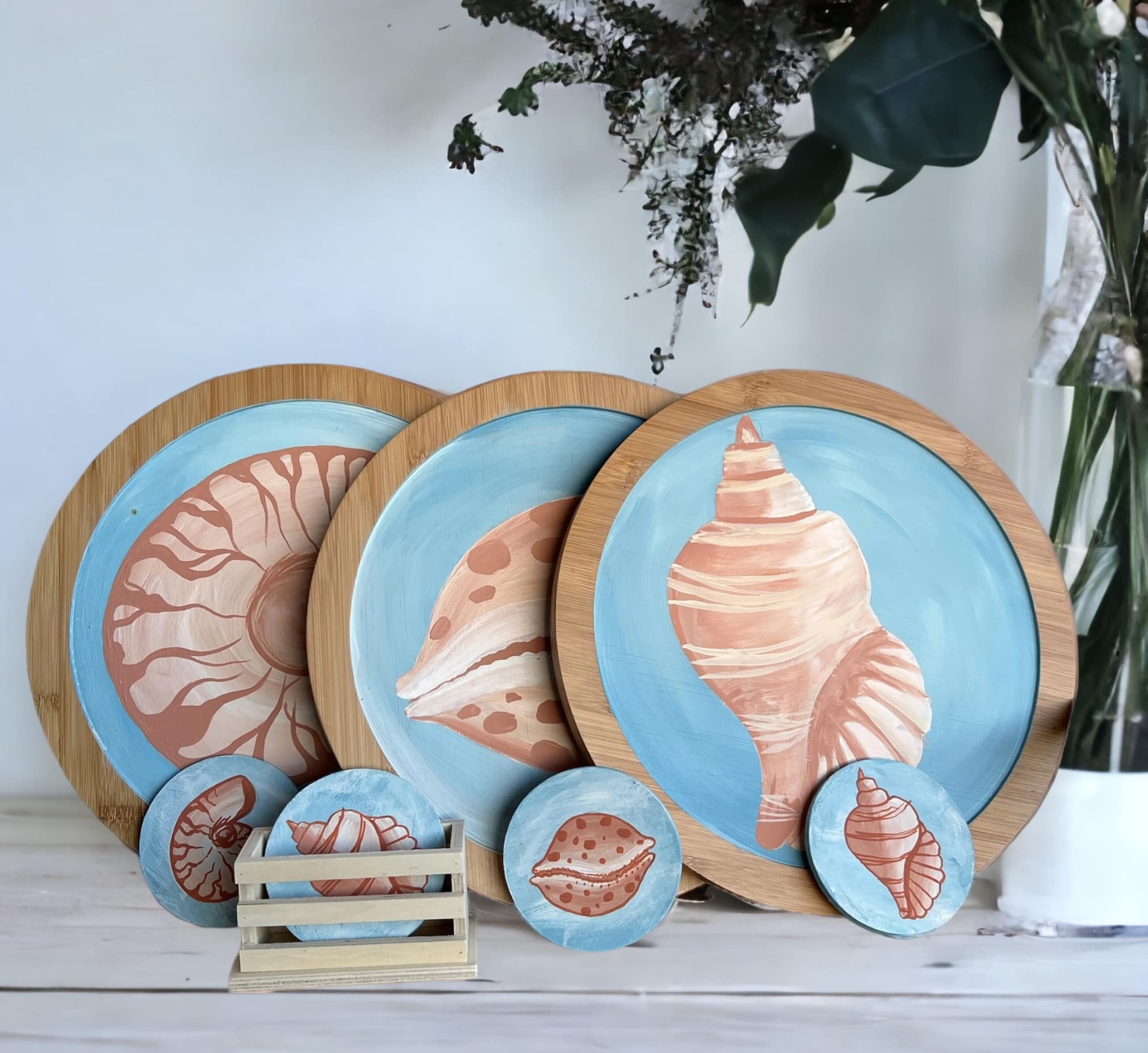 Coastal Shell Serving Set