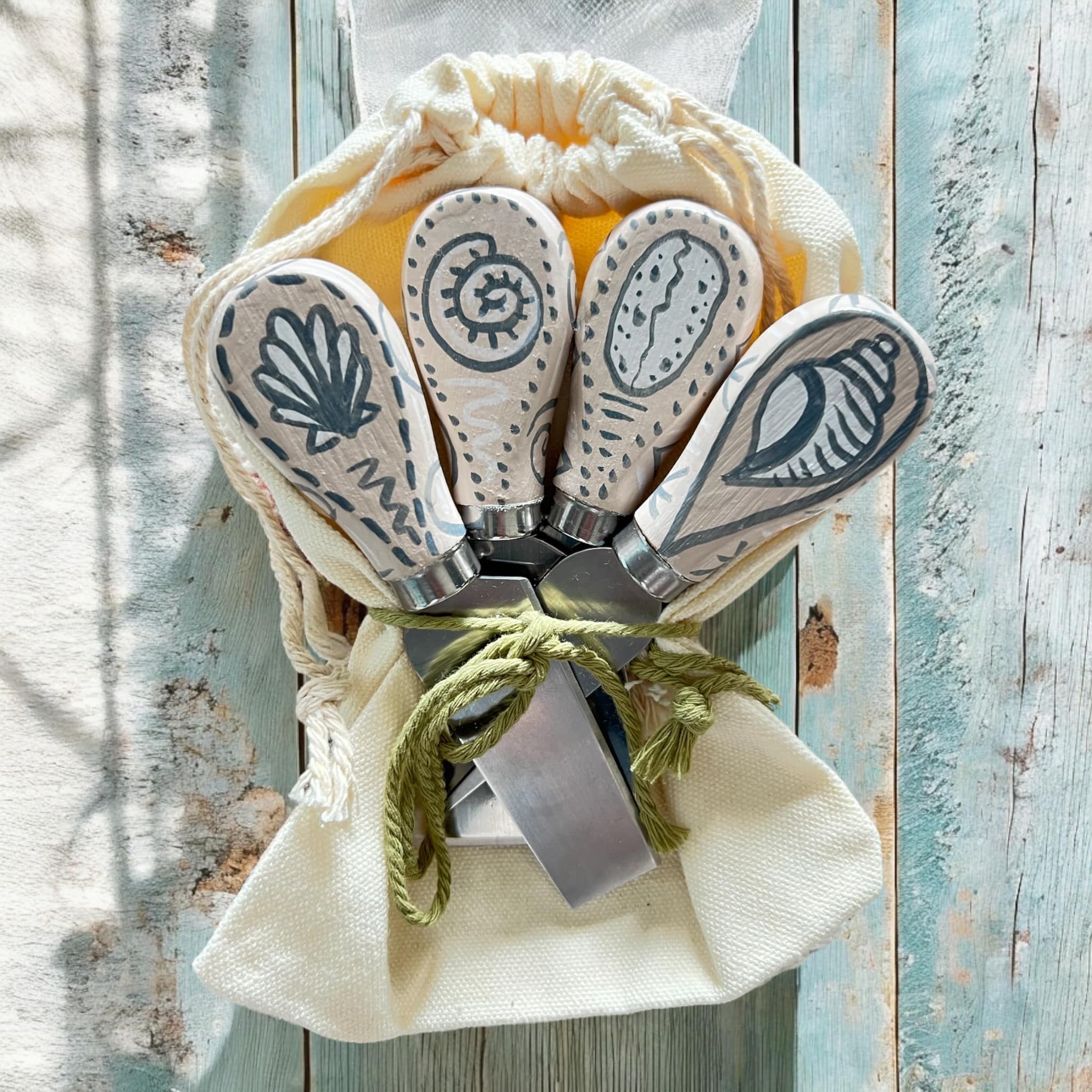 Coastal Compass Lasy Susan Set